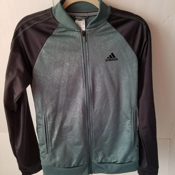 Adidas sports  Sweatshirts track jacket polyester - Picture 1 of 7